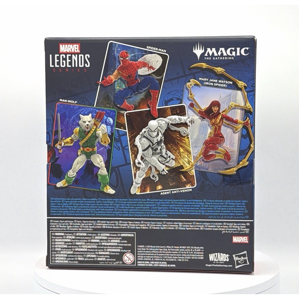 Hasbro‎ Marvel Legends Battle Damage Spider-Man 6" MTG Exclusive Card NIB - Picture 2 of 2